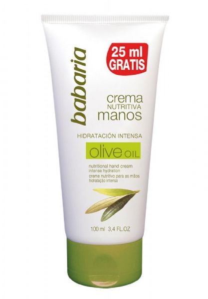 BABARIA OLIVE TUBO MANOS 100 ML.